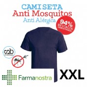 Camiseta antimosquitos stingbye camiseta manga corta  | talla xxl | color marino